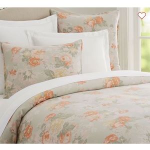 Pottery Barn Duvet Cover Elora Floral Print King Size